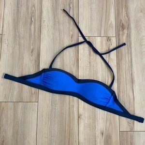 Athleta bandeau bikini top with detachable strap